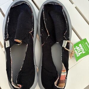 SANUK Women’s Donna ST Hemp Size 6 Black